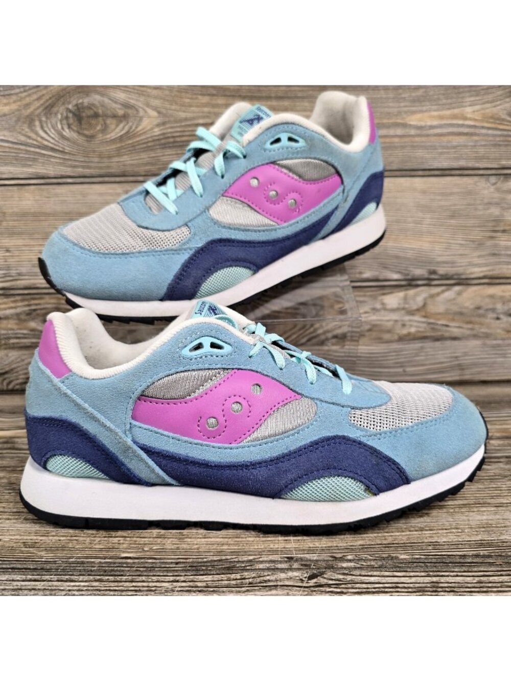 Saucony Shadow 6000 Aqua Berry Running/Walking Shoes Women's Size 7